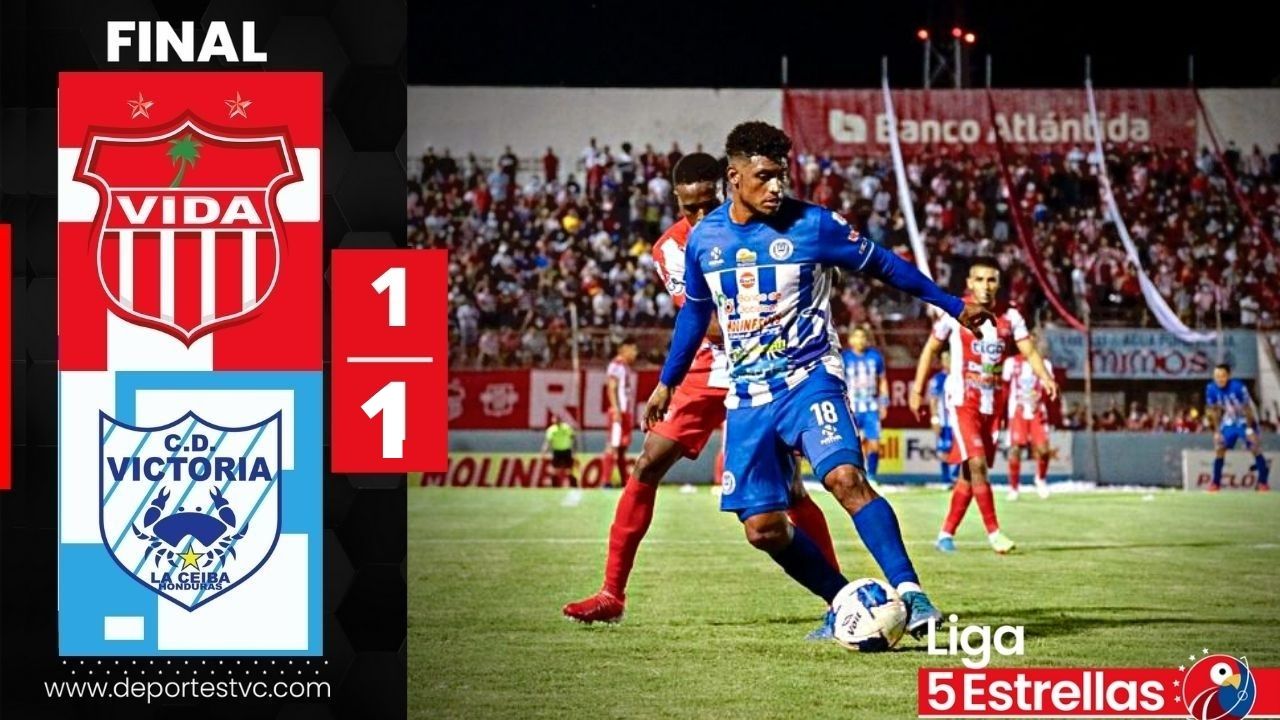 ¡Partidazo! Victoria y Vida empatan en un clásico eléctrico en La Ceiba