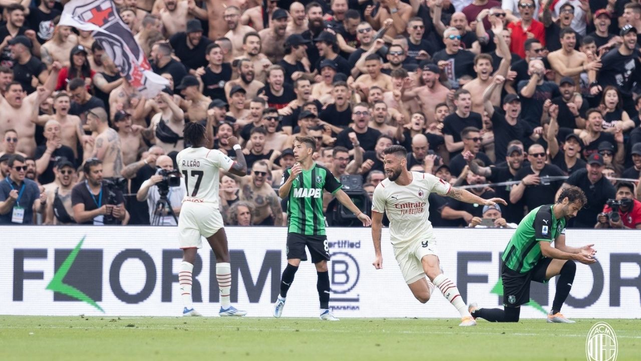 Milan vuelve a conseguir un Scudetto tras goleada ante el Sassuolo en la última jornada