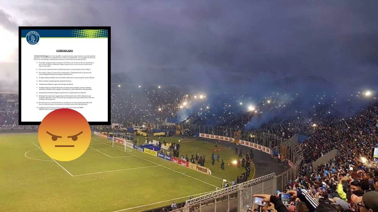 Aficionados del Motagua reprochan prohibiciones para la final de ida en Tegucigalpa