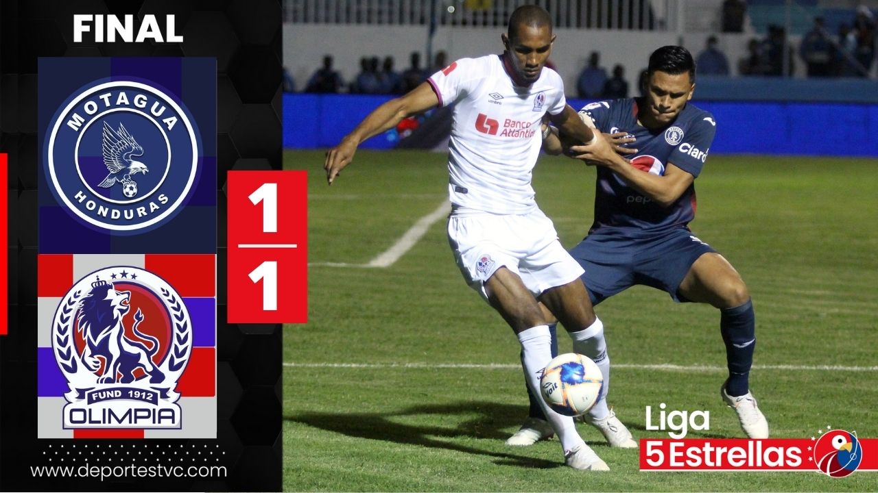 Motagua y Olimpia empatan con goles y dejan la definición de su semifinal para el fin de semana