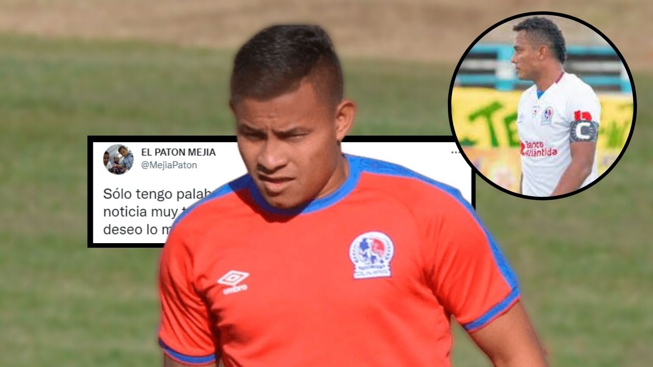 Patón Mejía demuestra su tristeza tras salida de Ever Alvarado del Olimpia