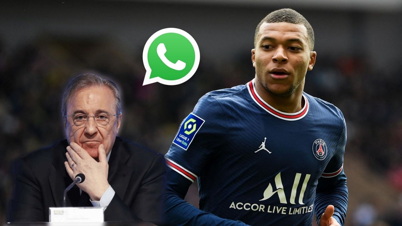Revelan el mensaje de WhatsApp que Mbappé le envió a Florentino Pérez respecto a su futuro