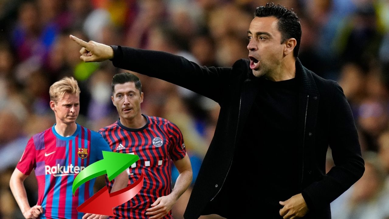 Xavi Hernández habla de posible fichaje de Robert Lewandowski y de la situación de Frenkie de Jong