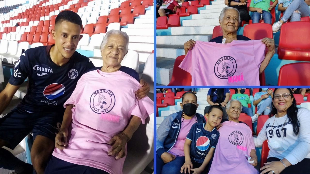 ¡Cumplió 101 años! El sueño de doña Eva, la abuelita de Jessé Moncada, jugador del Motagua