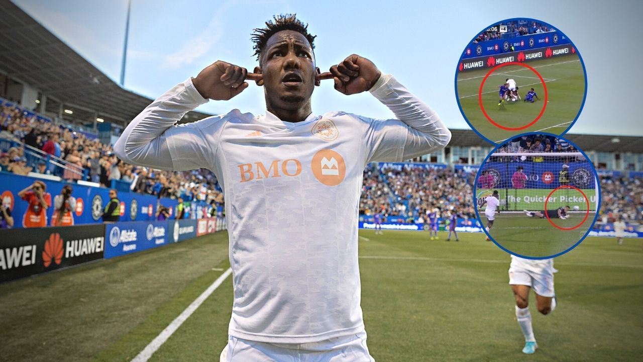 ¡Los dejó confundidos! Romell Quioto se despacha doblete, con raro gol incluido, en triunfo de Montreal