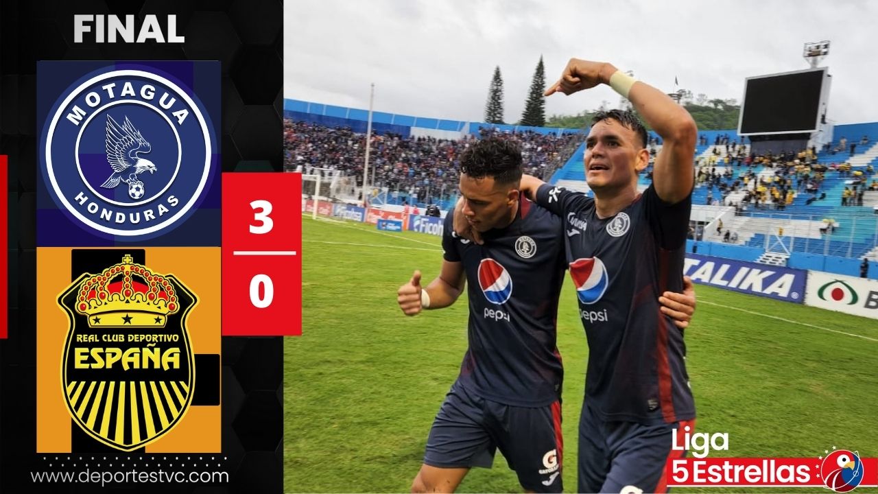 ¡Descomponen la Máquina! Motagua golea a Real España en la final de ida y se acerca a la copa 18