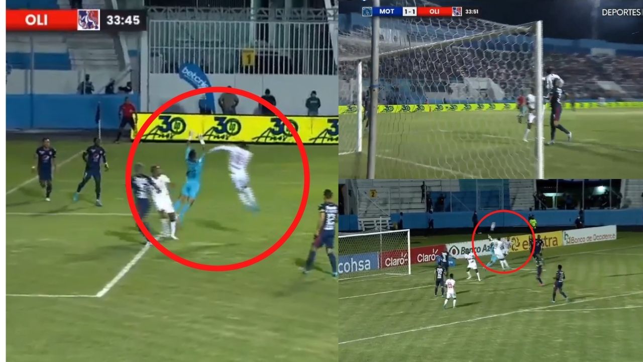¡Polémica! Este fue el gol mal invalidado de Olimpia ante Motagua en semifinales