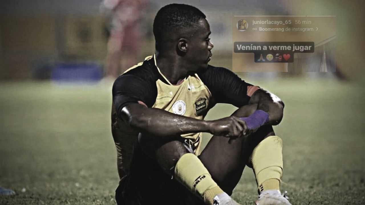 El sentido mensaje de Junior Lacayo donde confirma que no jugará la final contra Motagua
