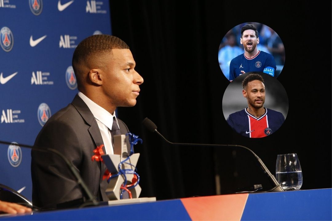 Kylian Mbappé revela lo que le dijeron Messi y Neymar antes de renovar con el PSG