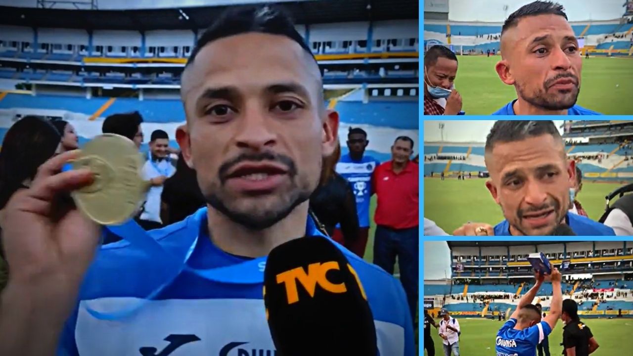 ¡Emotivo! Las palabras de Omar Elvir con sabor a despedida de Motagua tras ganar el título