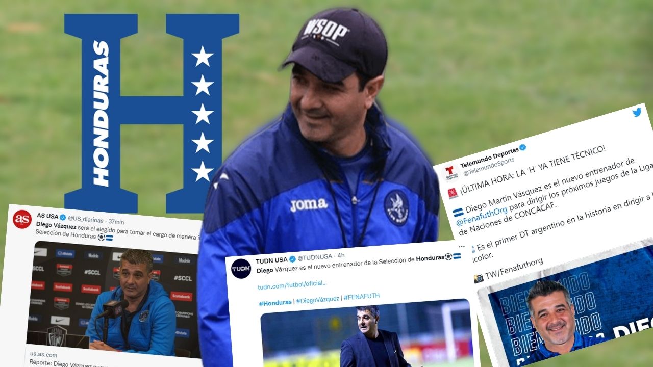 Así reaccionó la prensa internacional por la elección de Diego Vazquez con Honduras