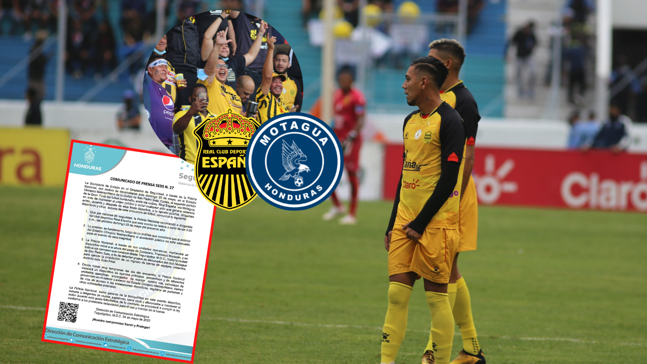 Oficial: Final de vuelta entre Real España vs Motagua sufre cambio de horario inesperado