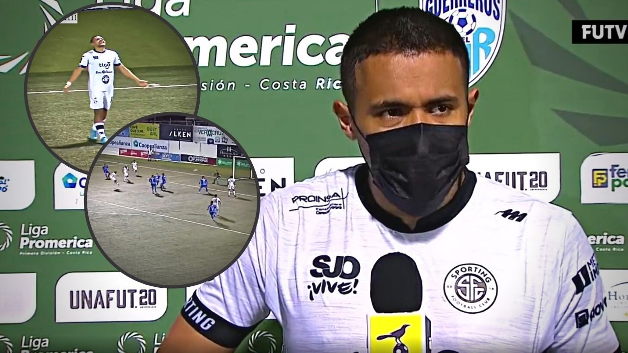 Roger Rojas se reencuentra con el gol tras siete meses para darle victoria al Sporting en Costa Rica
