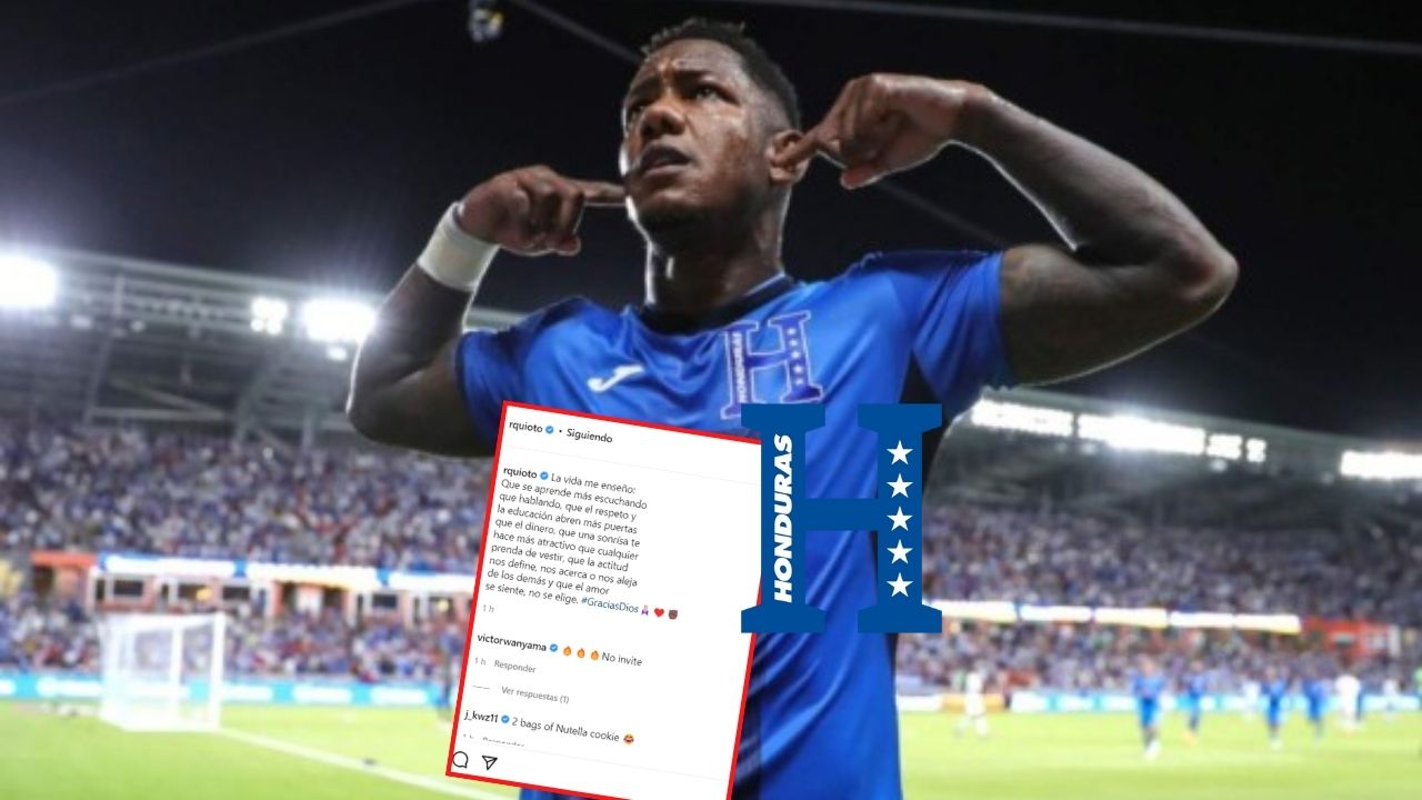 El curioso mensaje de Romell Quioto antes de sumarse con Honduras