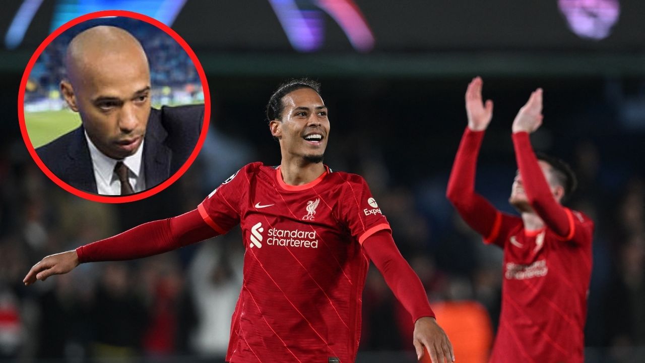 ¡Lo dejó en leído! La divertida anécdota y el reclamo de Van Dijk en vivo con Thierry Henry