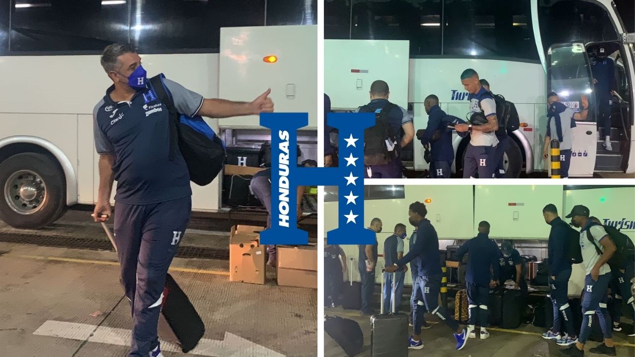Selección de Honduras realiza su viaje rumbo a Curazao para su debut en la Nations League