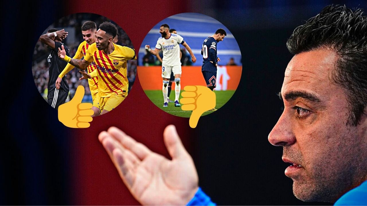 Xavi explica por qué todos en Champions caen contra Real Madrid en el Santiago Bernabéu
