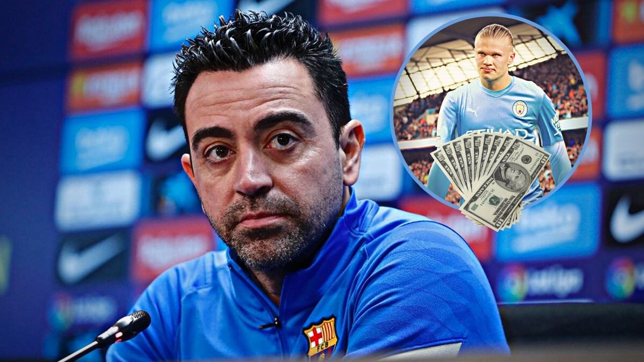 Xavi considera que Haaland elegiría al Manchester City 'por lo financiero' antes que lo deportivo