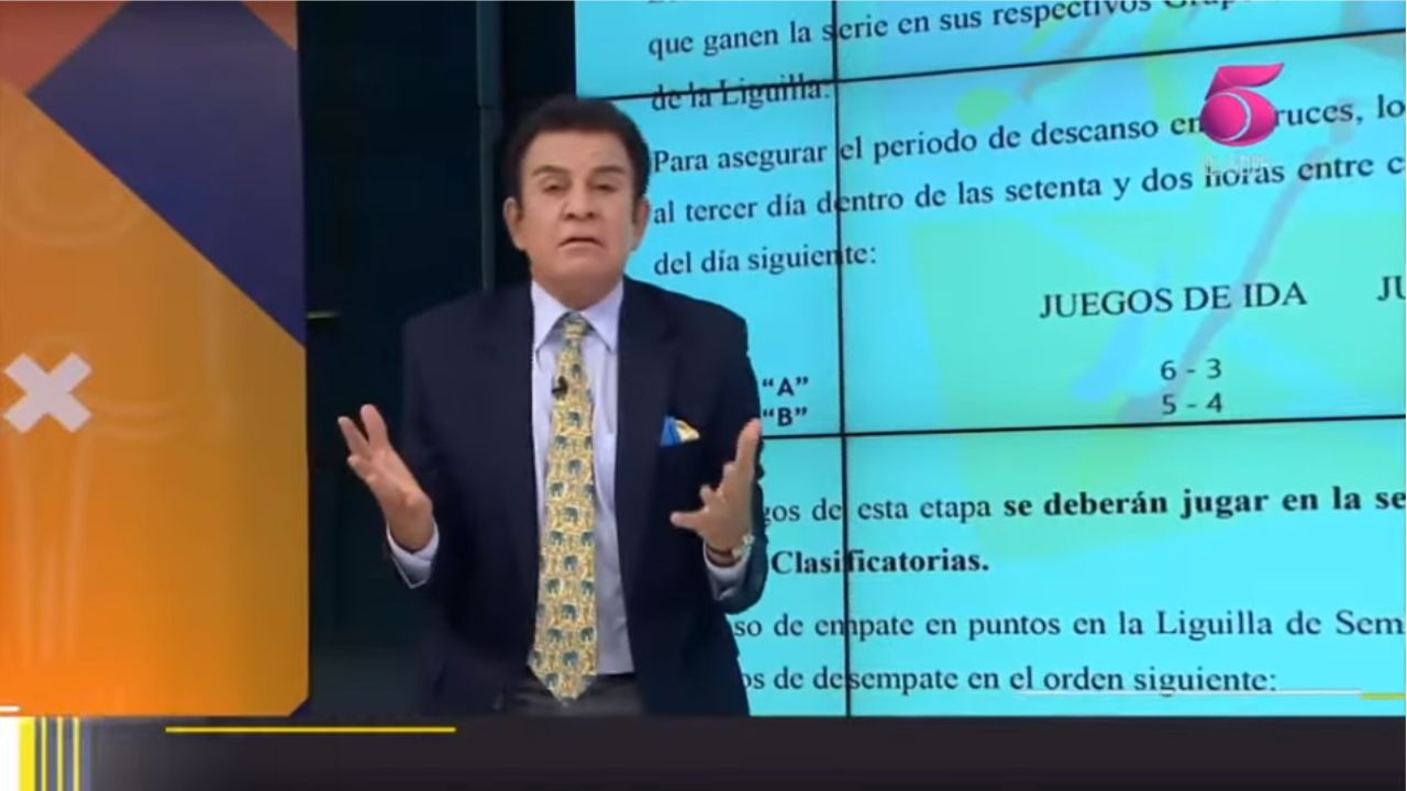 Salvador Nasralla muestra su frustración por decisiones de directivos de la Liga Nacional
