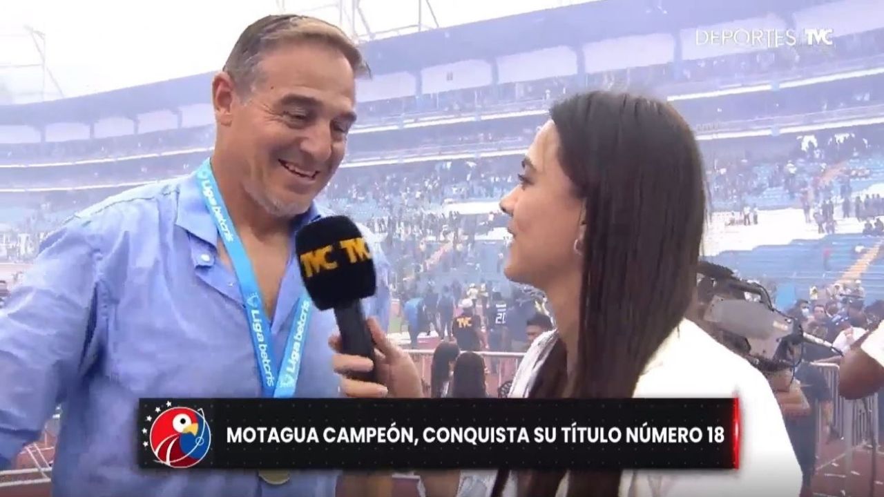 Tota Medina revela la clave para haber salido campeón con un Motagua que tambaleó en el torneo