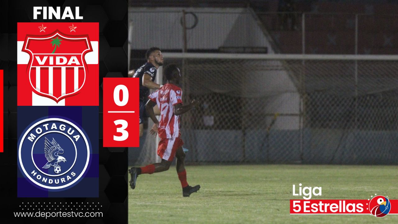 Motagua golea al Vida y pone un pie en semifinales del Clausura 2021-22