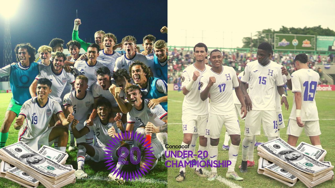 Selección sub-20 de Estados Unidos vale 16 veces más que la de Honduras, según Transfermarkt