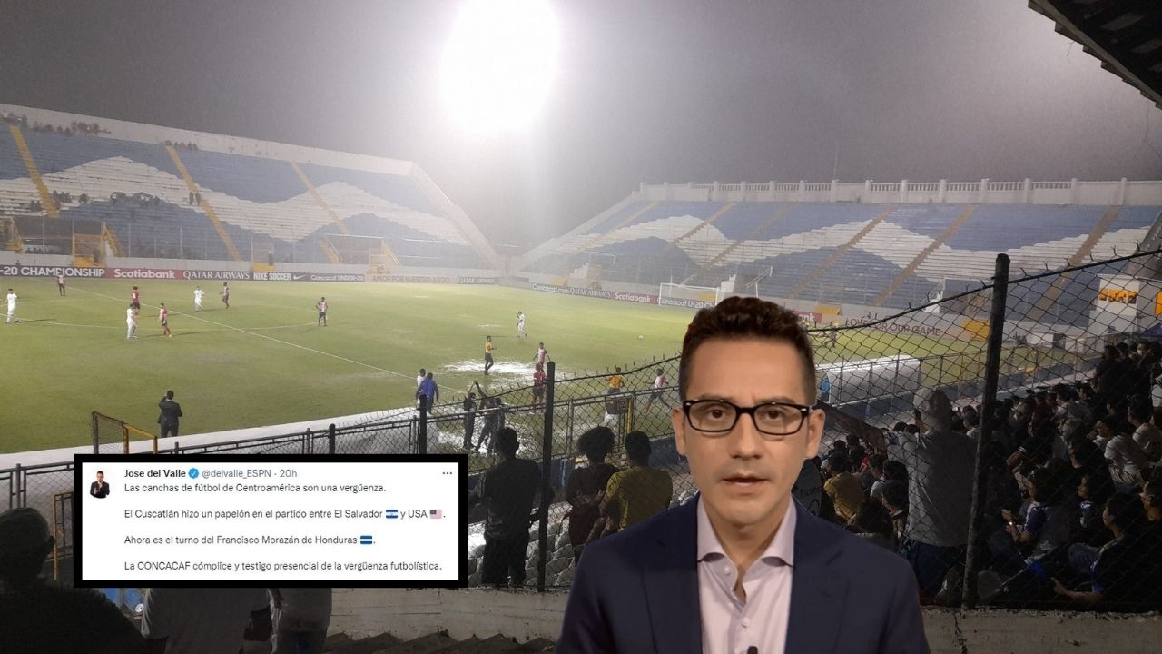 Periodista de ESPN critica las canchas de Honduras tras partido del sub-20 de Concacaf