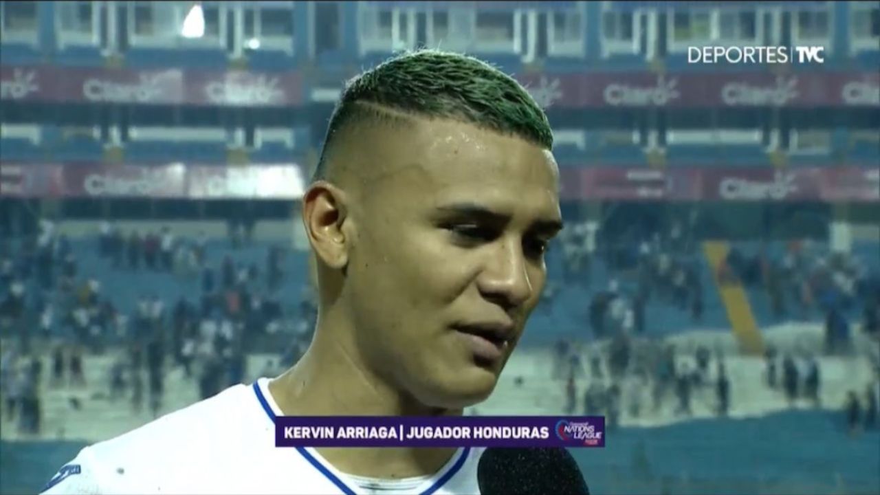 Kervin Arriaga y su momento de nostalgia al dedicar su gol y el triunfo de la H