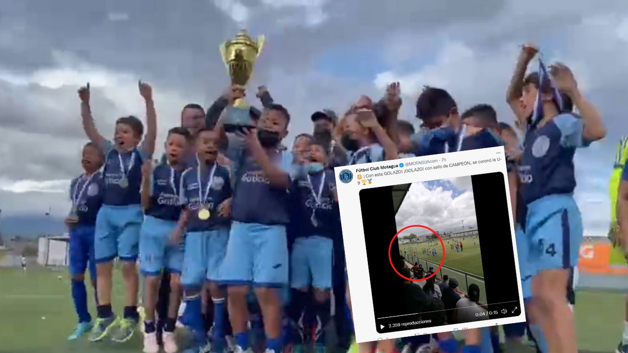 Motagua presume golazo de una 'joyita' para el futuro del fútbol hondureño