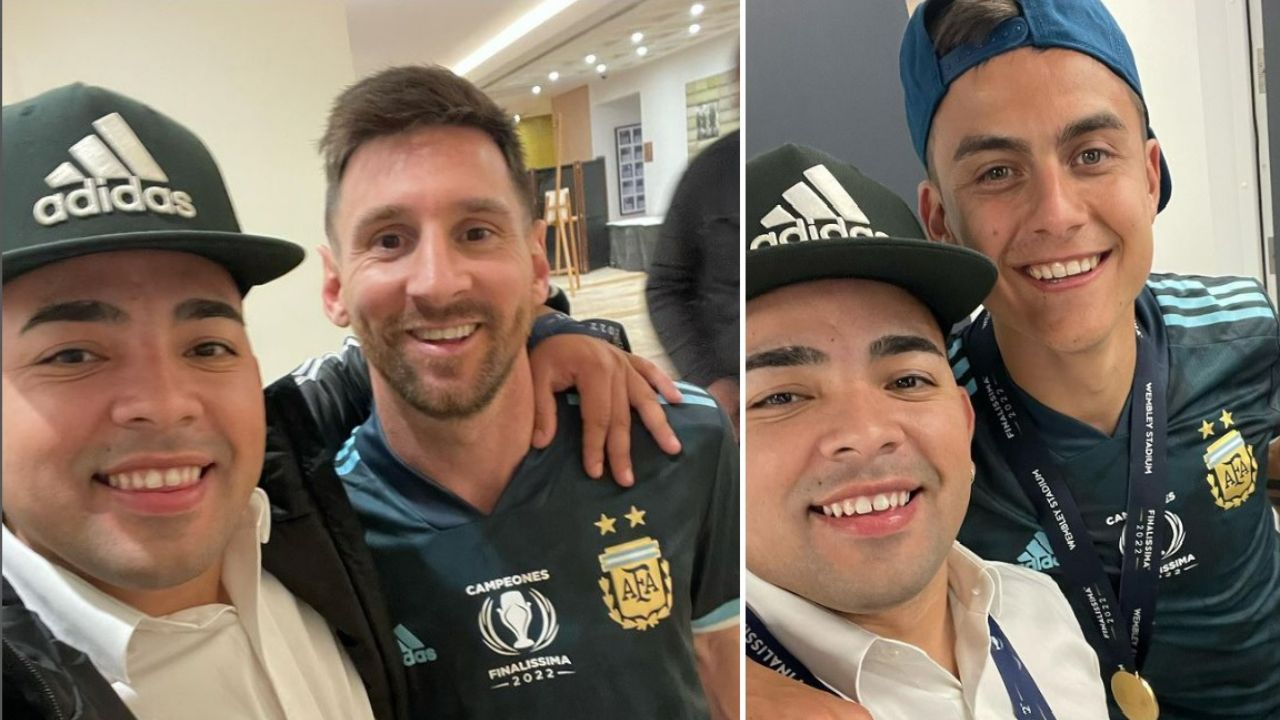 De cortar pelo en el barrio a ser el barbero de Messi y las estrellas de la selección de Argentina