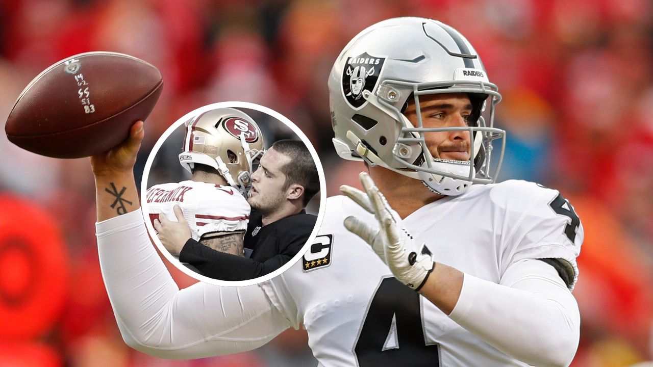 Derek Carr afirma que sería genial tener a Colin Kaepernick en los Raiders de la NFL