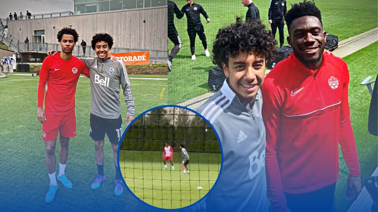 Joven hondureño sorprende al entrenar con Canadá previo al juego contra La H