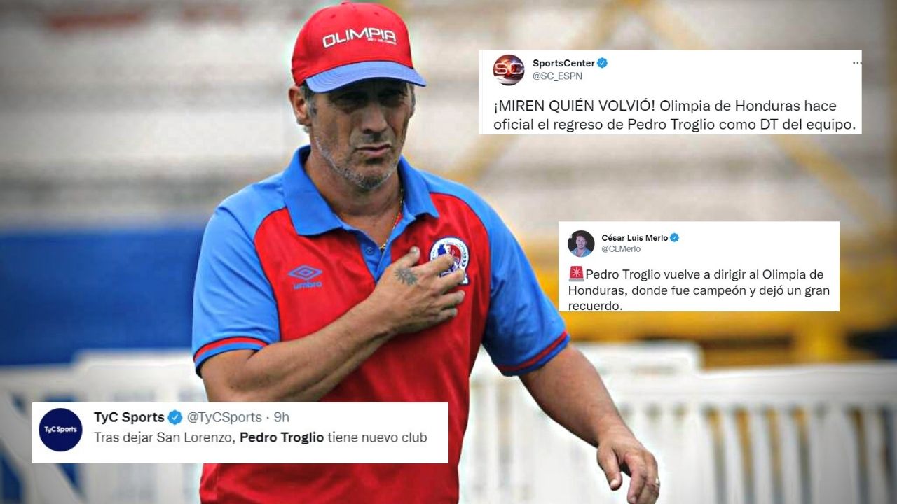 Lo que dijo la prensa internacional del regreso de Pedro Troglio al Olimpia