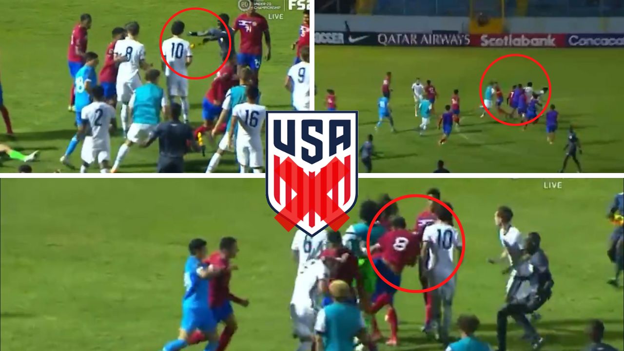 Estos son los castigos que sufriría Estados Unidos por la pelea ante Costa Rica