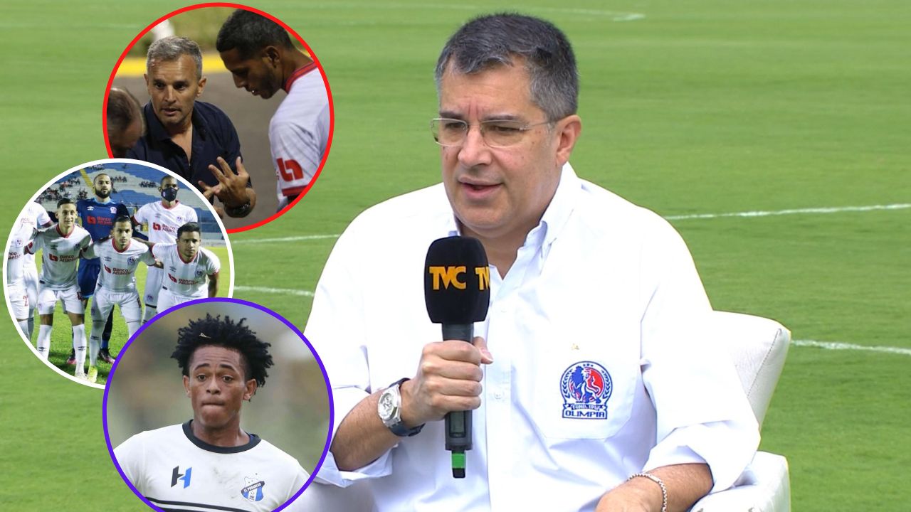 Rafael Villeda se refiere a la salida de Lavallén del Olimpia y al posible interés por Cristian Sacaza