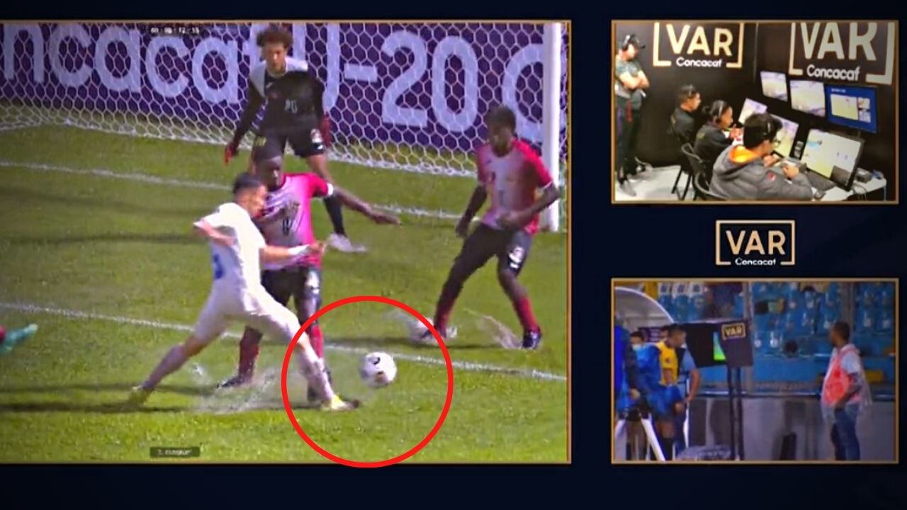 ¡Histórico! Así fue el primer penal a favor de Honduras señalado por el VAR