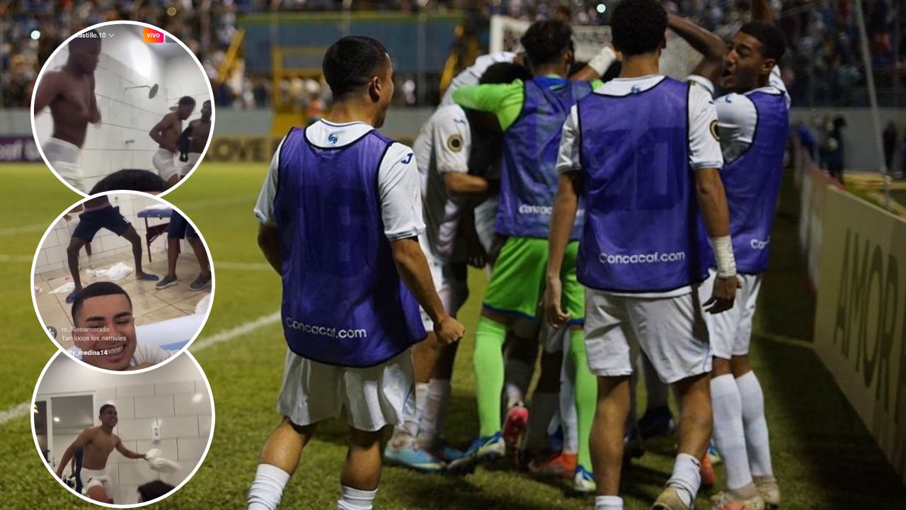 Seleccionados sub-20 se enloquecieron en los camerinos tras clasificación a Indonesia 2023