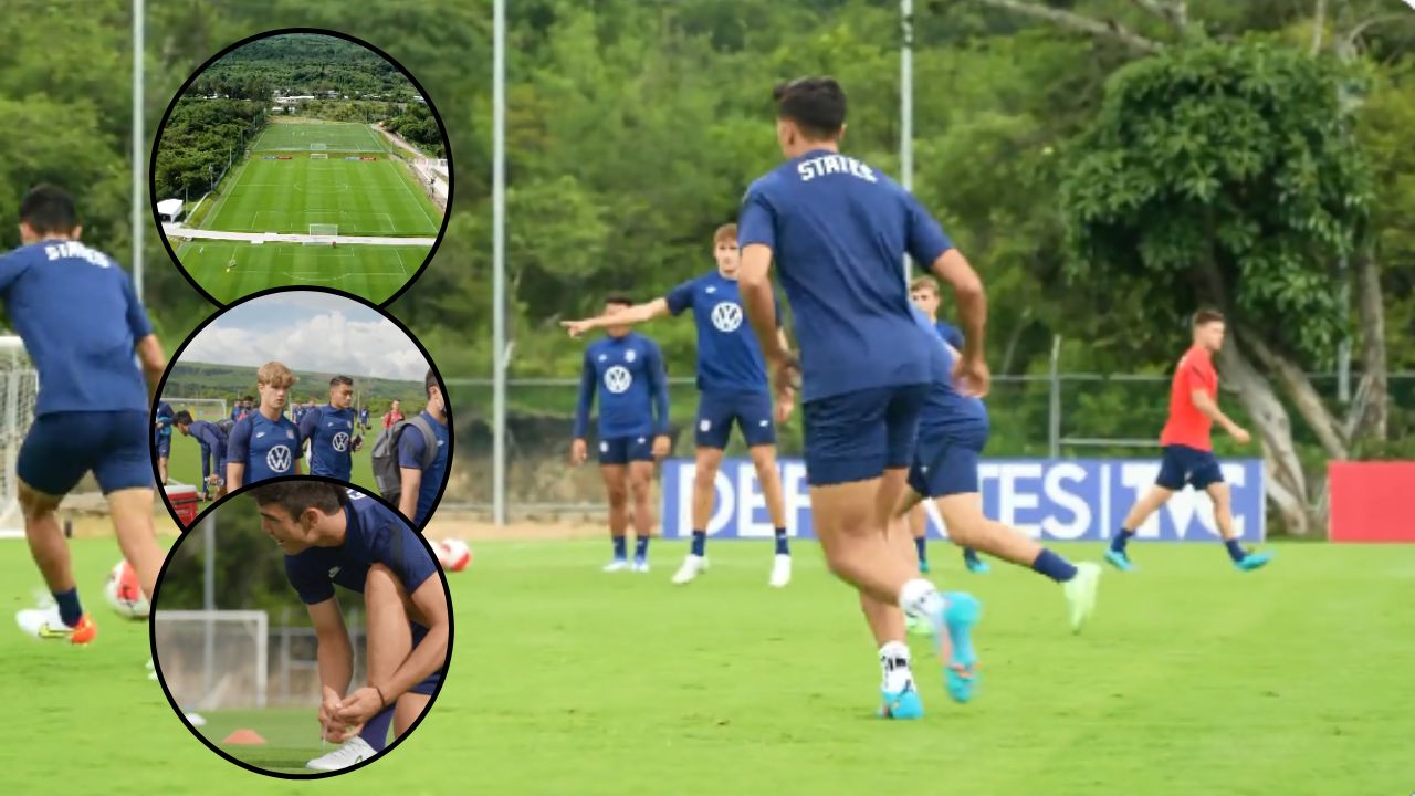 Selección de Estados Unidos presume instalaciones del Olimpia previo al torneo sub-20 de Concacaf