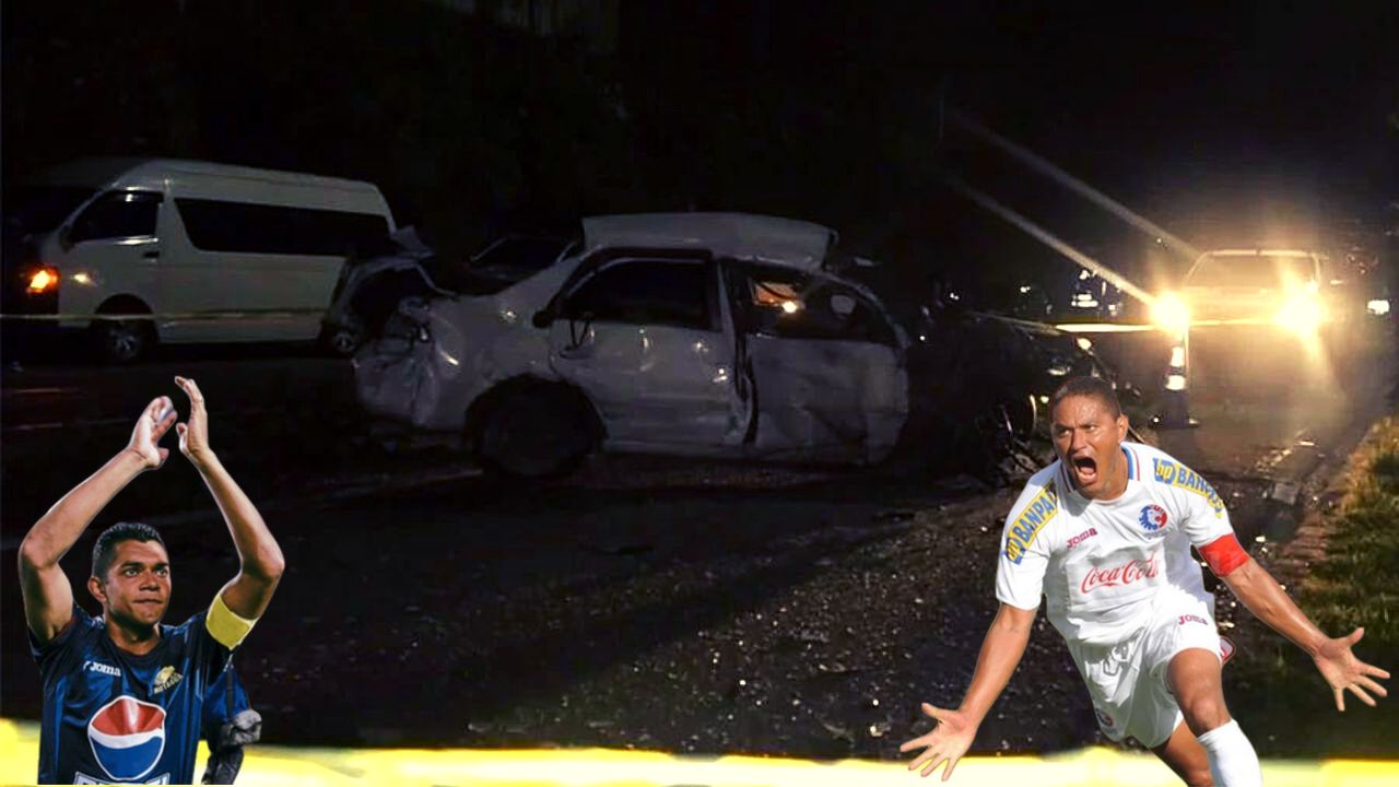 Leyendas de Honduras casi pierden la vida en accidente automovilístico en Tegucigalpa