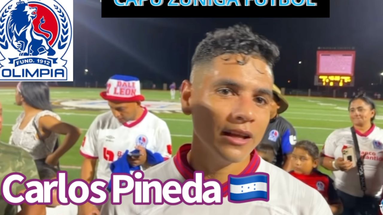 Carlos Pineda presumió goleada del Olimpia y advierte la meta del equipo en el nuevo torneo