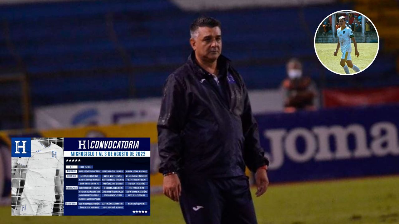 Diego Vazquez convoca a jugador de la Liga Mayor para el microciclo en Tegucigalpa
