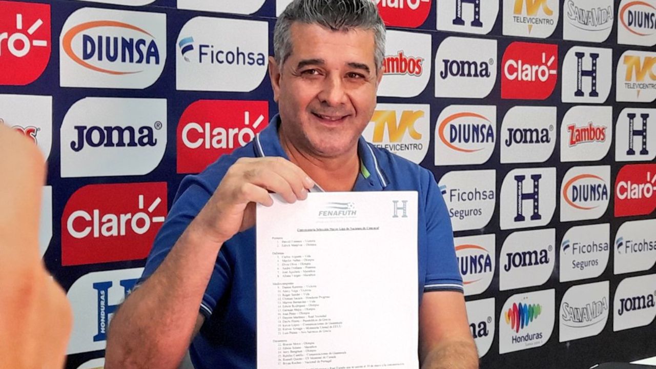 Esta será la convocatoria de Diego Vazquez para el próximo microciclo en Tegucigalpa