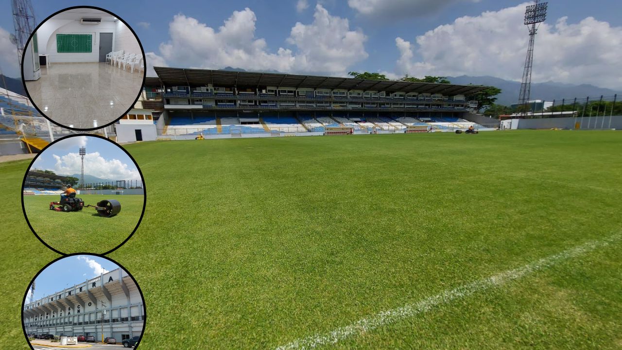 Así luce el estadio Morazán de San Pedro Sula para el inicio del nuevo torneo de Liga Nacional