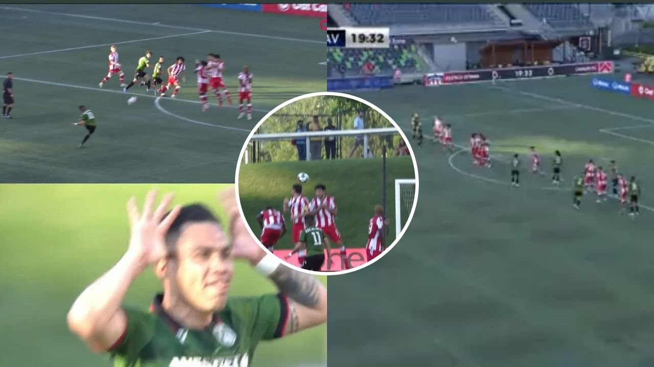 José Escalante vuelve anotar otro gol de tiro libre en la Premier League de Canadá