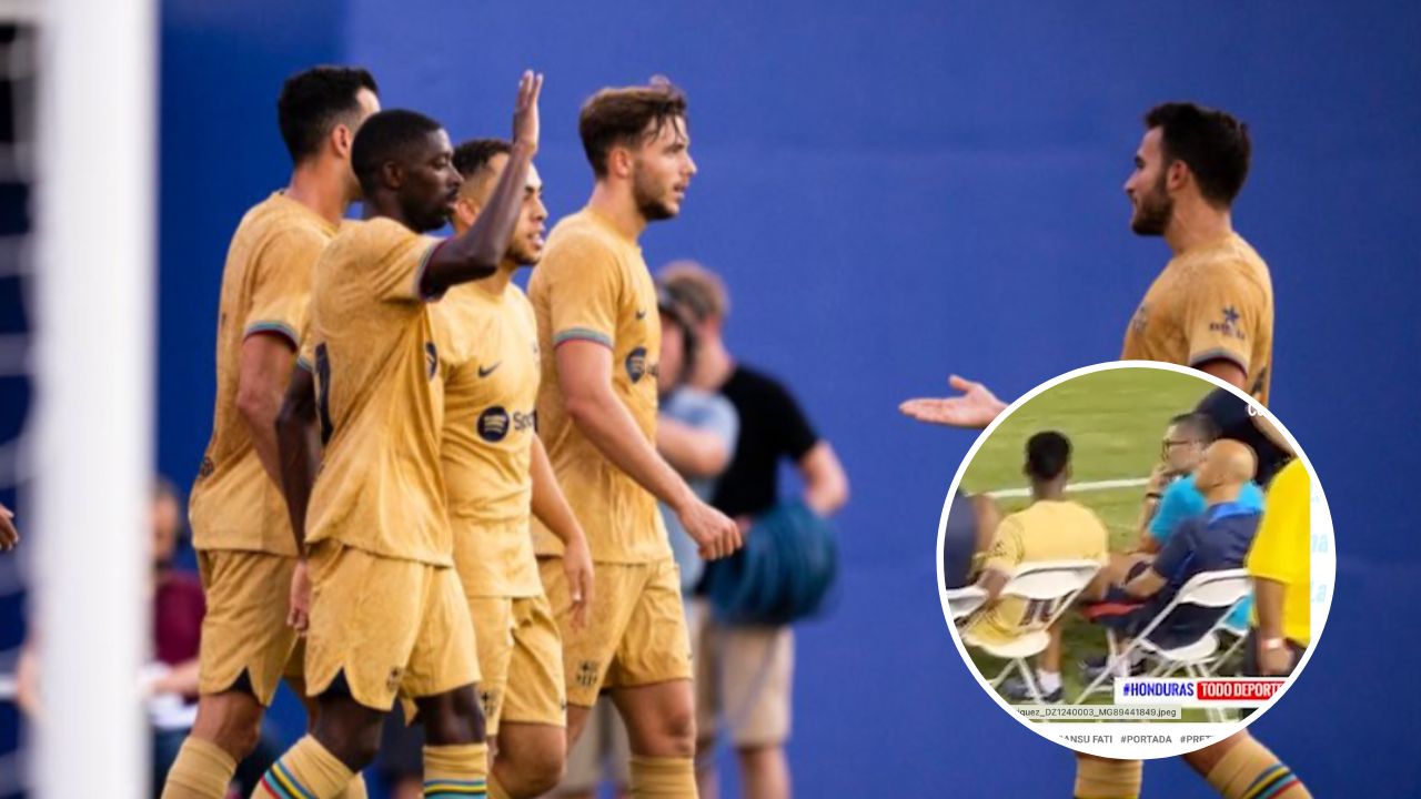 Jugador del Barcelona sorprende a hondureña que solo le pidió una foto con él y esto hizo después