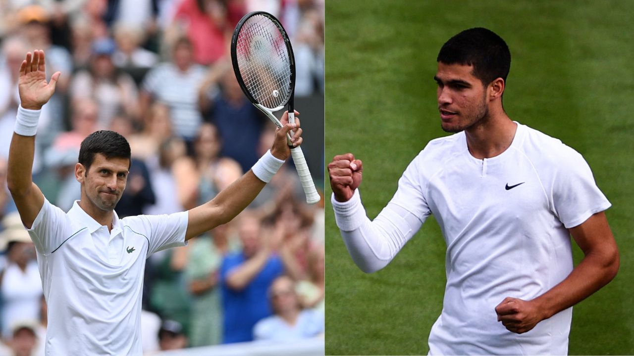 Djokovic y Alcaraz se pasean para avanzar a los octavos del Abierto de Wimbledon