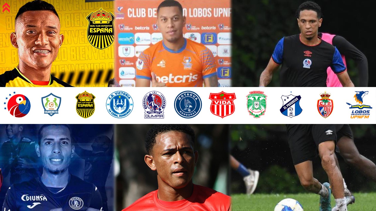 Altas y bajas de los clubes de la Liga 5 Estrellas de Honduras para el torneo Apertura 2022-23