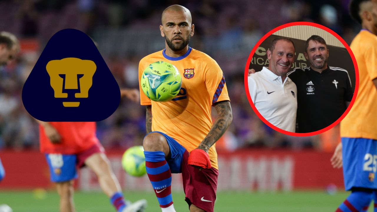 ¿Llega Dani Alves? Lo que dice el entrenador de Pumas sobre la llegada del brasileño