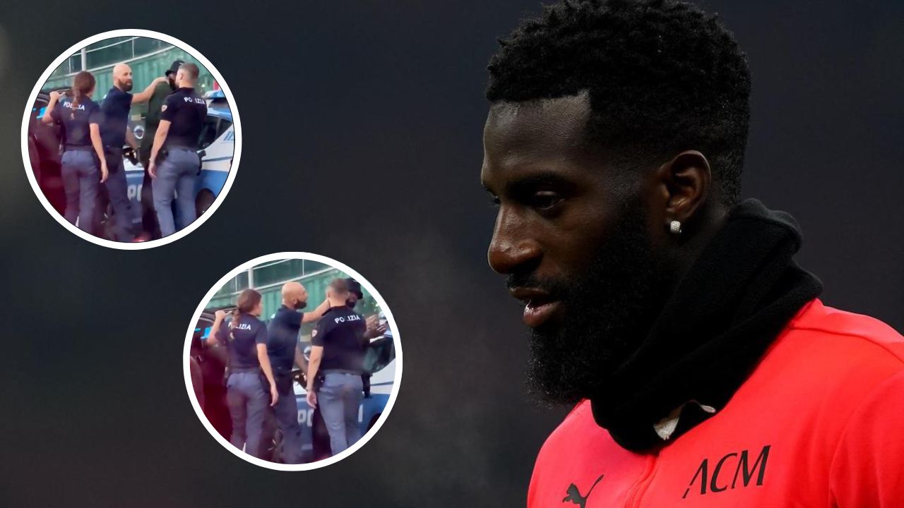 ¿Racismo? Futbolista del Milan reacciona tras video difundido donde la policía italiana lo maltrata