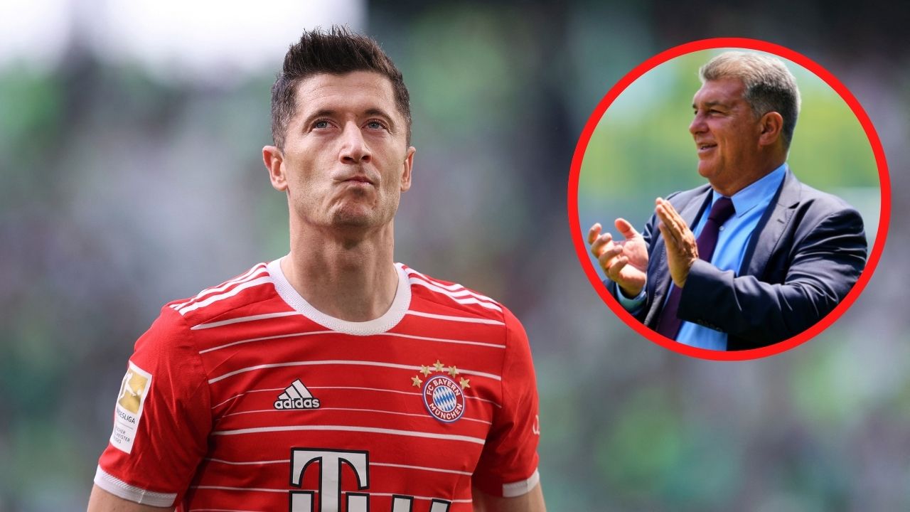 ¿Hay una oferta? Joan Laporta responde sobre la posible llegada de Lewandowski al Barcelona